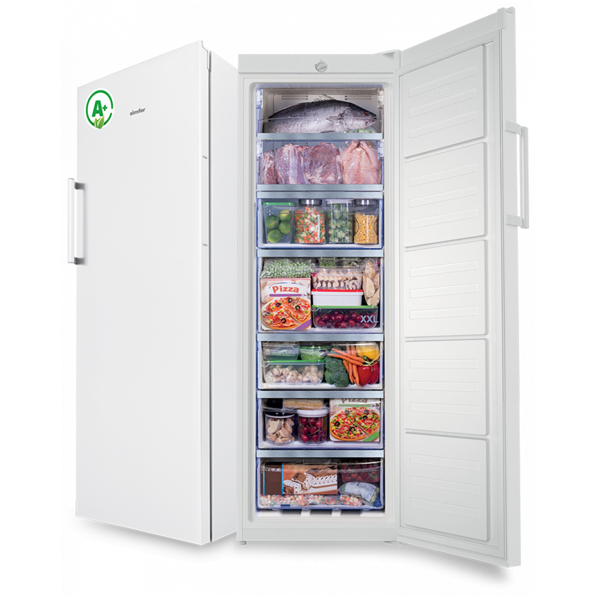 Simfer Freezer 285 Liters +A - White