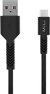 MiLi HX-L12 4ft Braided Type-C Cable | Laptop & Gaming | Mobile & Laptop Accessories