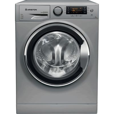 Ariston W.M RPD11657DSXEX 11kg SilverAriston Washing Machine, 11 Kg, 16 Programs, 1600 RPM, A+++, Silver