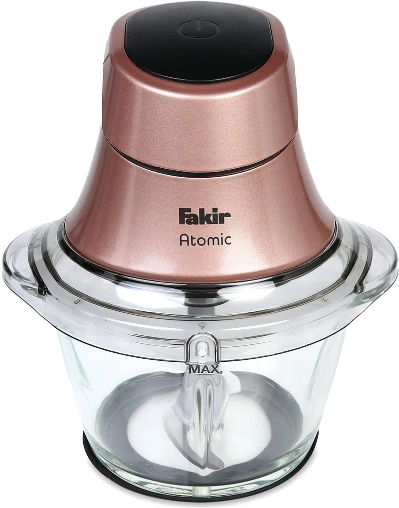 Fakir Glass Chopper 600W Single Stage Speed Setting 1L Capacity Rosie | Kitchen Appliances